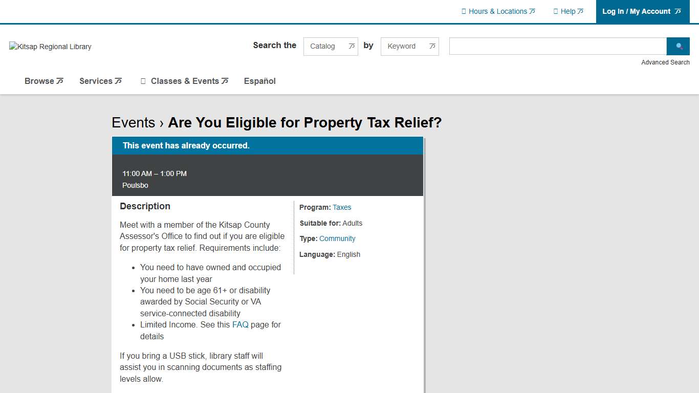Are You Eligible for Property Tax Relief?